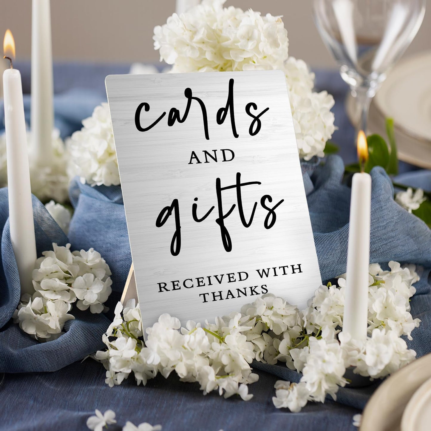 Cards And Gifts Wedding Sign, 5x7inch - Ceremony & Reception Gift Table Decor