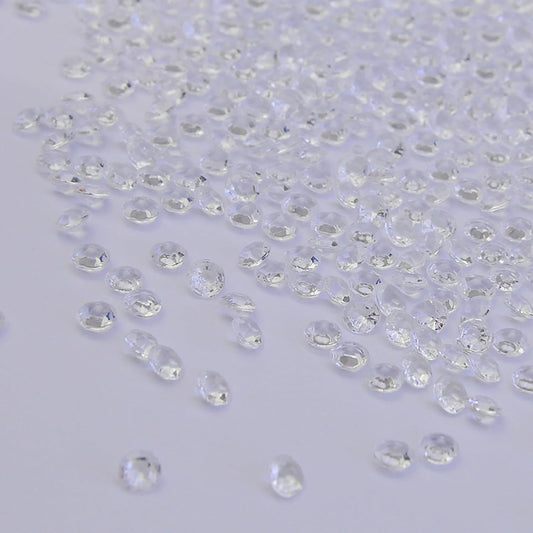10000Pcs Crystal Acrylic Diamond Fake Gems Vase Filler, 4.5mm Faux Diamonds for Table Scatter Wedding Party, Bridal Shower, Birthday Decoration, Clear