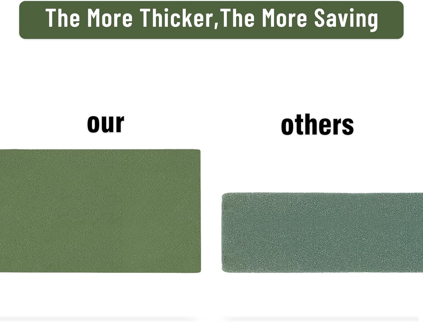 Max Shape Floral Foam Blocks Large 9 Inch,Pack 2 of Wet Floral Foam Bricks,Flower Foam for Artificial Flowers and Wedding Holiday Decorations (2)