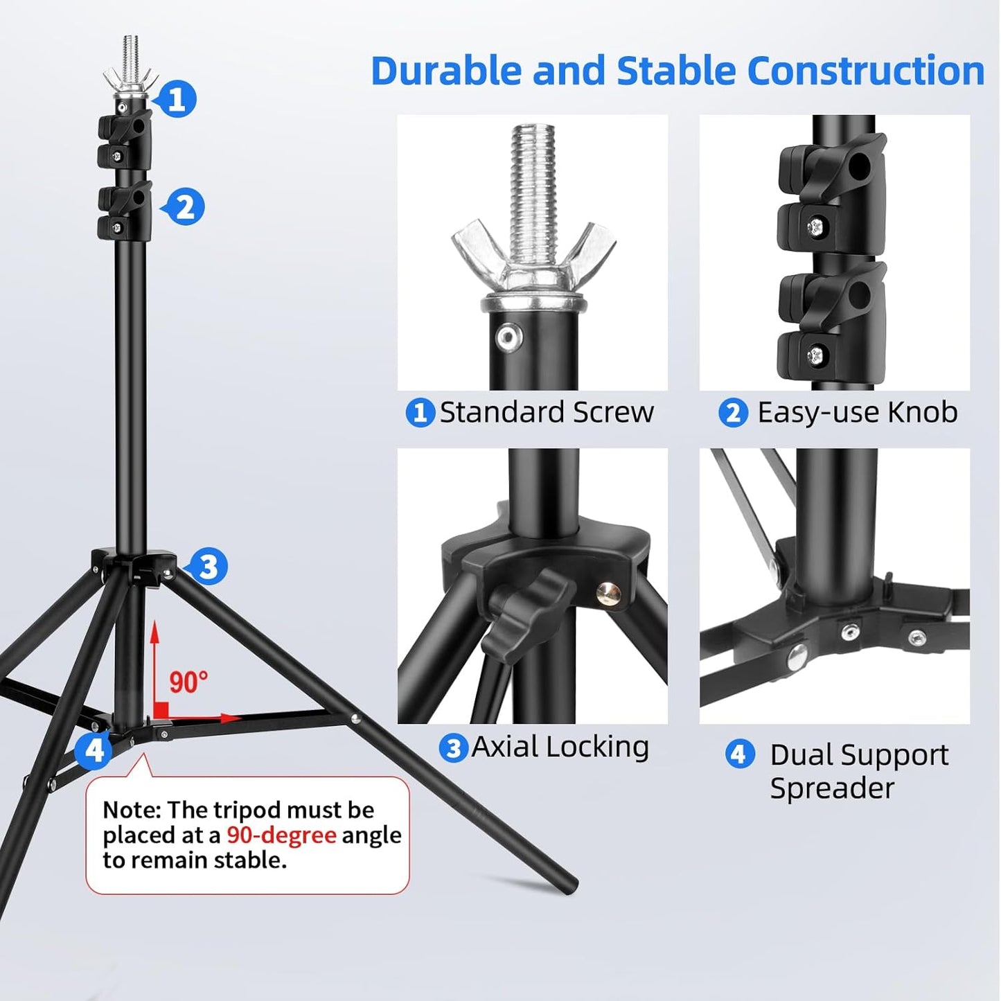 HEMMOTOP Blue Green Screen Backdrop Kit, 2in1 7x5ft(HxW) Green Screen Stand for Streaming, 6.5x5ft(HxW) 2-Sided Reversible Blue Photo Background with Backdrop Stand for Photography, Zoom