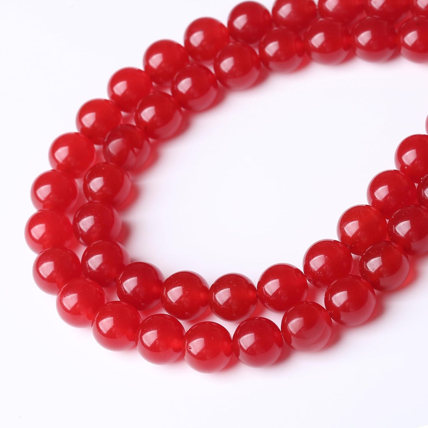 Carnelian Stone Beads Gemstone Round Crystal Energy Jade Beads Stone Beads for Jewelry Making DIY Bracelet Necklace Jewelry Making 1 Strand 15.5inch 31PCS 12MM