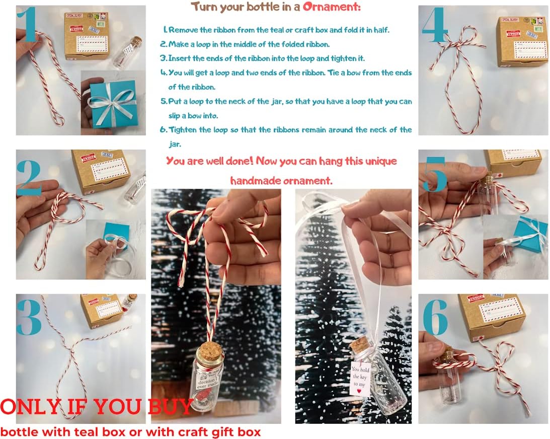 Kseniya Revta Inspirational Message in a Bottle Gift Idea - Classy Gifts for Friends and Family - Unique Boyfriend Girlfriend Presents (Black Graduate Cap - You Did It, in Craft Gift Box)