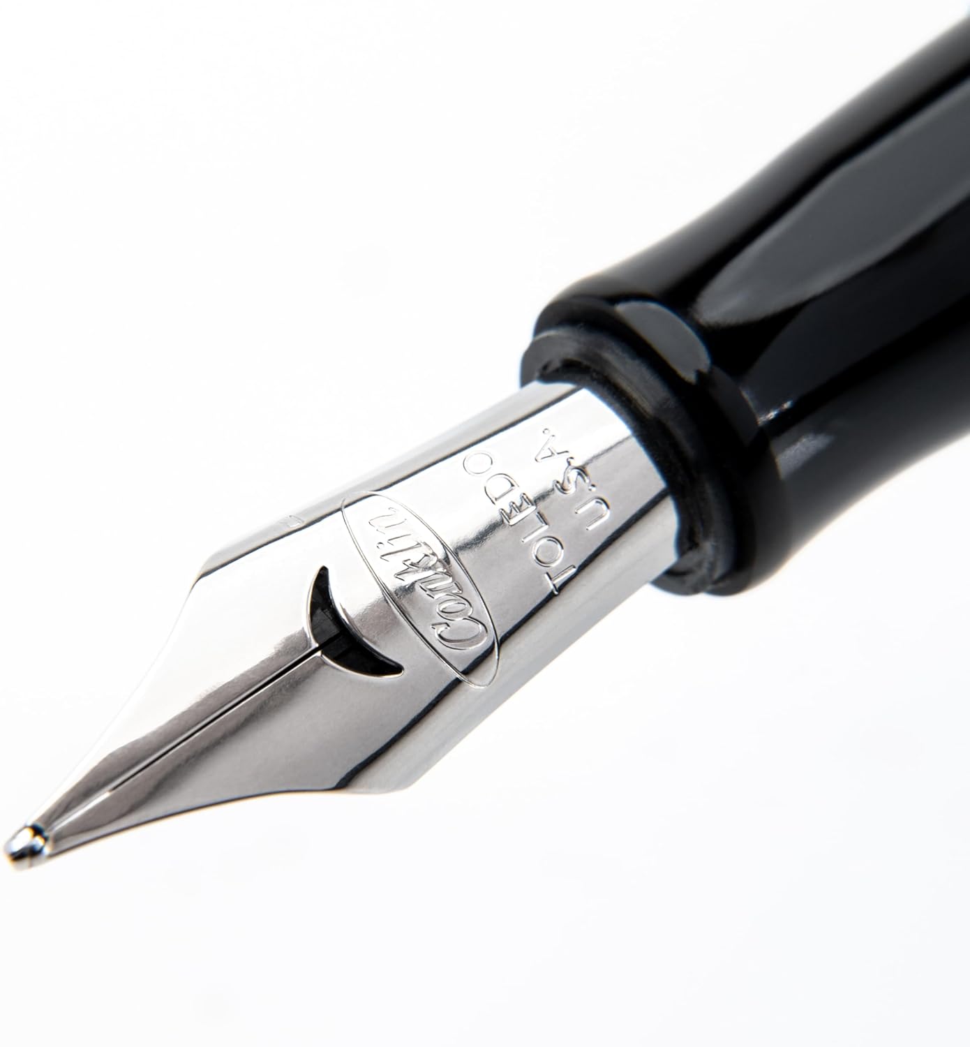 Conklin Duragraph Fountain Pen Orange Nights - Broad Nib, Elegant Writing Instrument with Bold Orange Finish