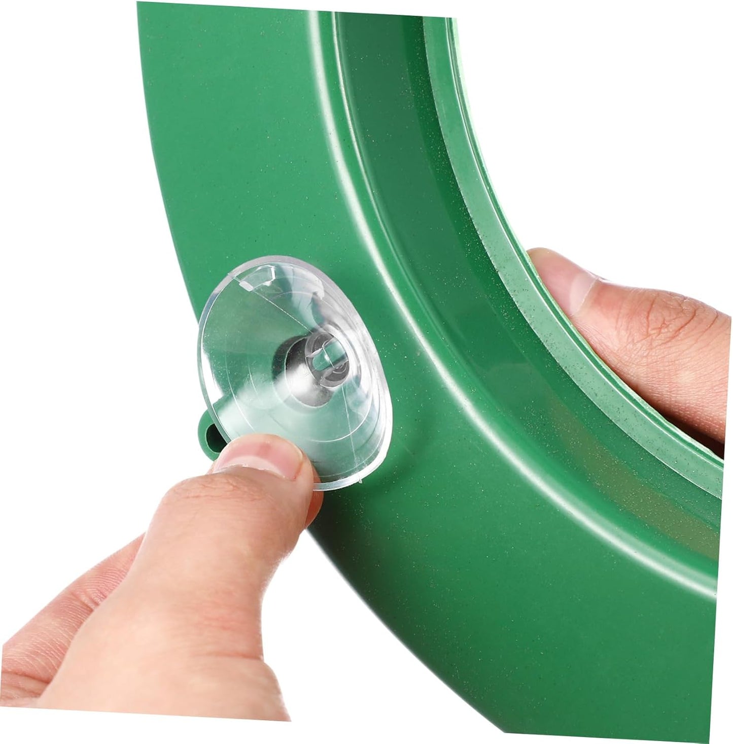 DOITOOL Flower Foam Ring with Suction Cup Car Flower Mud Green Wet Foam Blocks Round Floral Foam Blocks Artificial Floral Arrangements Mud for Florist Wedding Car Holiday Decoration 140g