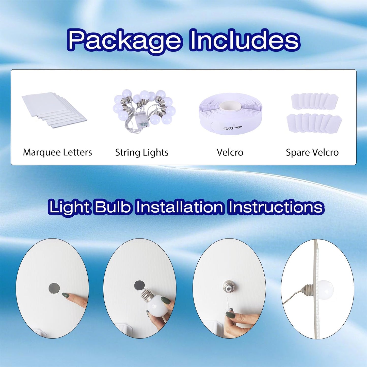 4FT Marquee Plastic Letters Z - Light up Letters Z Are Made from Corrugated Plastic Board - Quick Assembly Without Tools, Disassembled Components Can Be Used for Garage Sale Signs, Yard Sale Signs