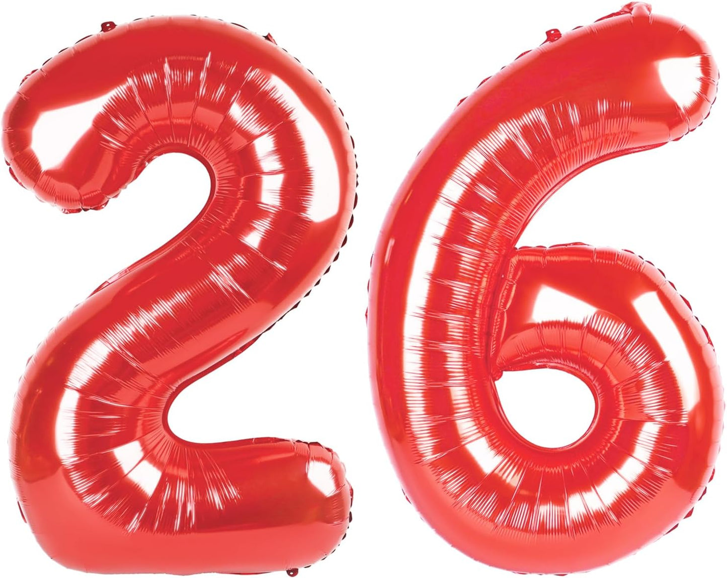 Red Number 26 Balloon 40 Inch Birthday Decorations, Number 26 Balloon Birthday Party Decorations, Anniversary Decorations Graduations Party Supplies