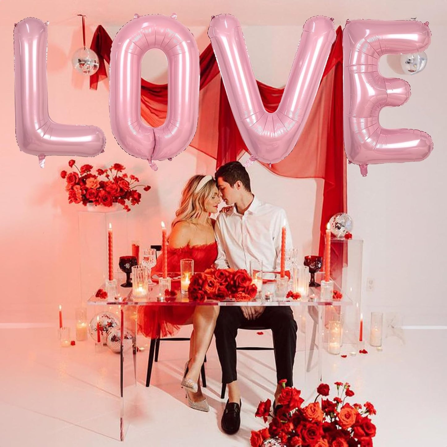 40" Giant Pastel Pink Letter Balloon X, Lager Foil Balloons Pearl Pink Alphabet X, Light Pink Letter X for Girls, Mylar Letter Customize X Balloons for Women Birthday Party Decorations Supplies