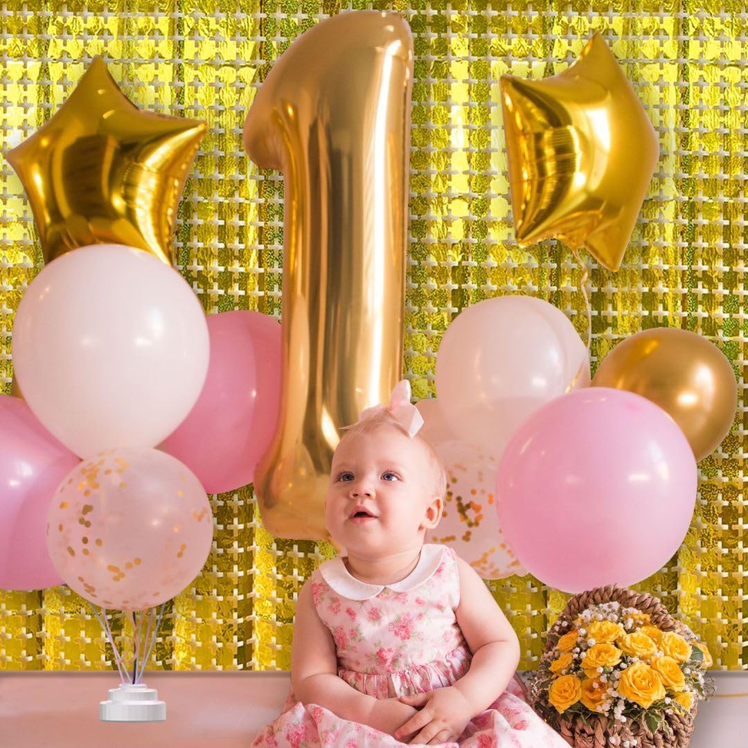 Gold Fringe Curtain Tinsel Backdrop,10pcs Square Foil Fringe Curtain Golden Wall Decor Party Streamers for Prom New Years Eve Christmas Anniversary Graduation Birthdays Masquerade Party Decorations