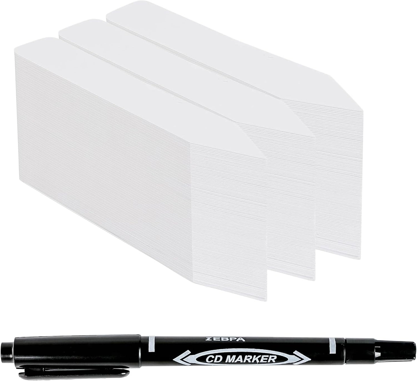 Plant Labels 4 Inch 300Pcs Plastic Plant Name Tags for Seedlings Garden Labels Markers Nursery Plant Tags Seed Labels Plant Label Stakes with Permanet Marking Pen Plant Markers for Outdoor Garden