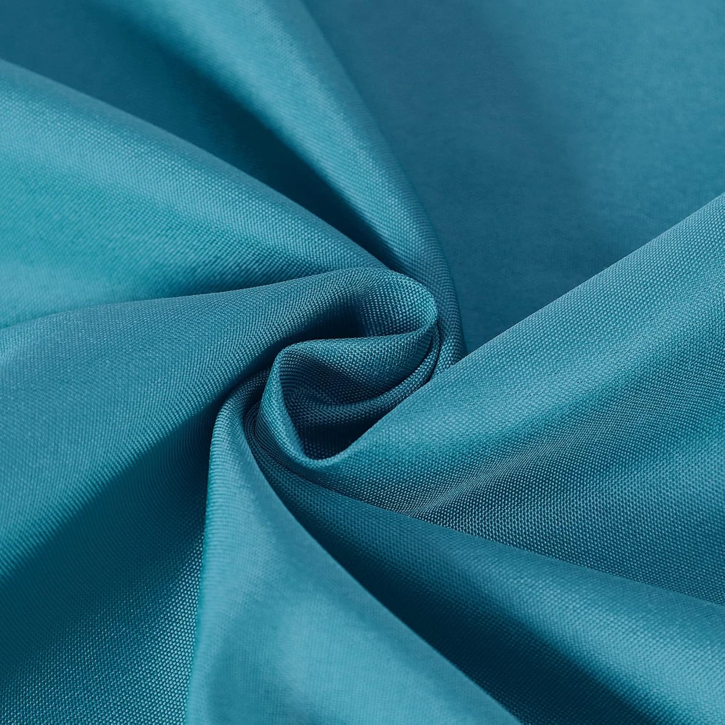 Cupuamon Square Tablecloth 90x90 inch Washable Polyester Fabric Table Cloth for Wedding Party Dining Banquet Decoration（90x90,Caribbean Blue）