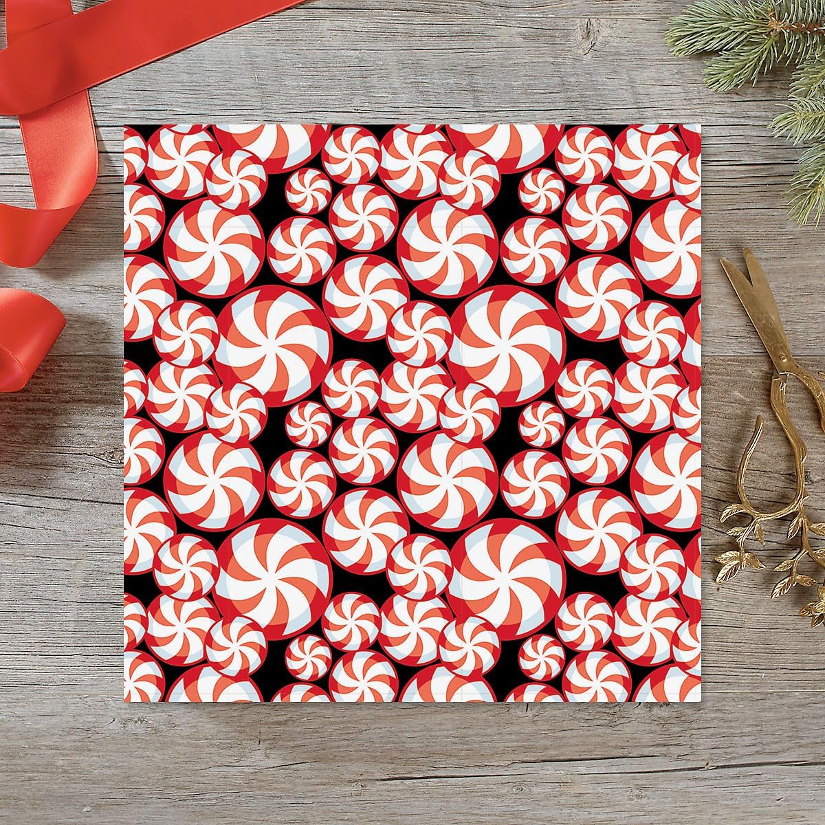 Current Christmas Candy Rolled Wrapping Paper - Premium Jumbo 23-Inch x 32-Foot Gift Wrap Roll, 61 Square Feet Total