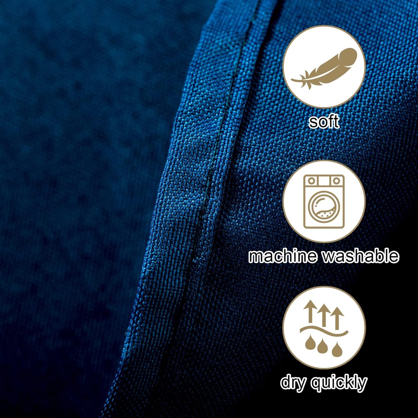 Ascoza 2pack 60x120 Inch Peacock Blue Rectangular Tablecloth 6 Feet Table Cloth in Polyester Fabric for Wedding/Banquet/Restaurant/Parties