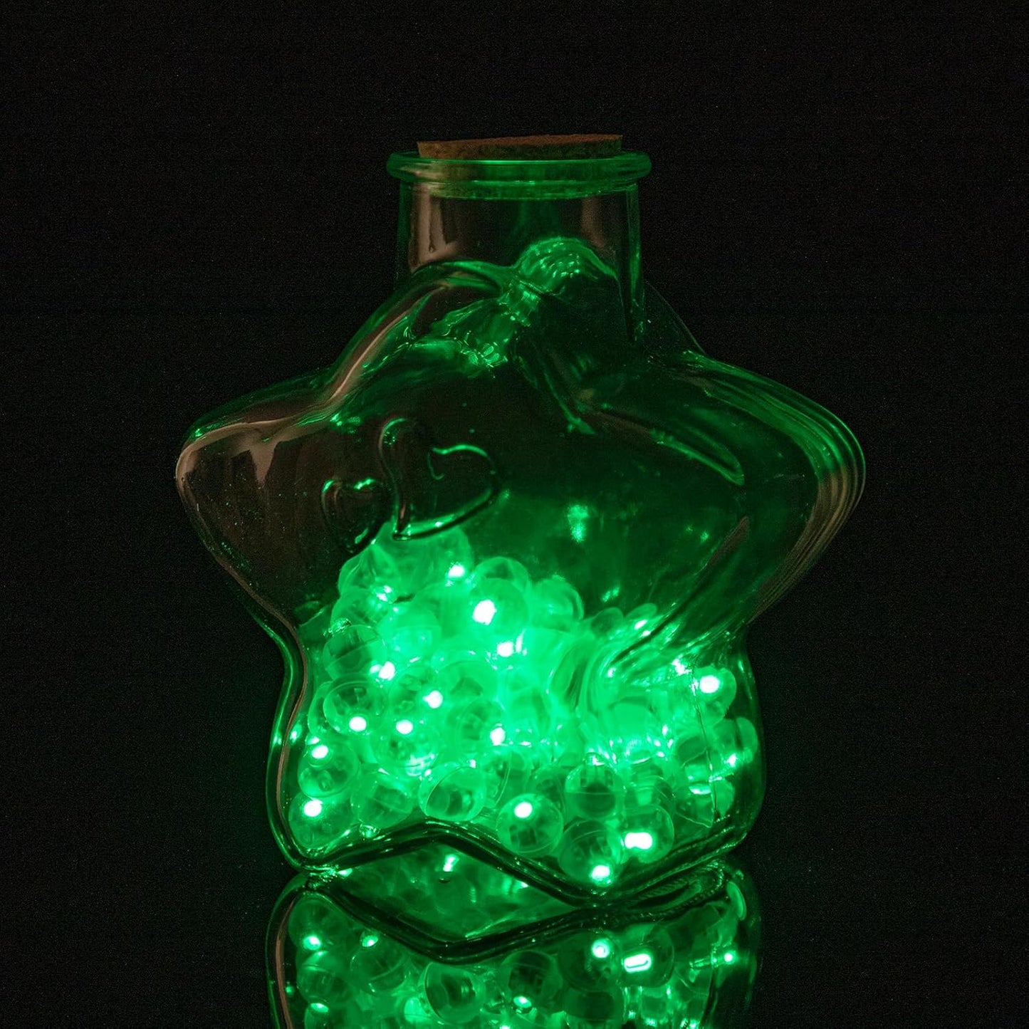 50pcs LED Green Balloon Lights, Round LED Mini Lights for Paper Lantern Balloon Birthday Party Event Indoor Outdoor Wedding Decoration Halloween Christmas Supplies