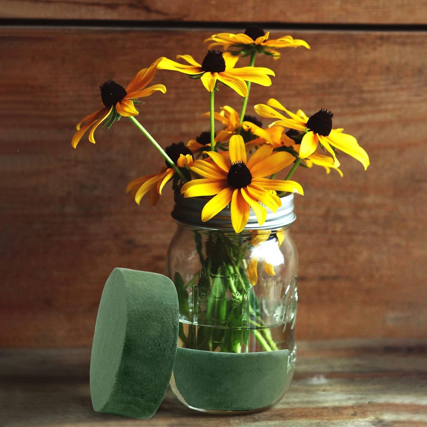 Max Shape Round Floral Foam Blocks, 4.72'' Dry Floral Foam for Artificial Flowers.Craft Project,Wedding Aisle Flowers,Arty Decoration