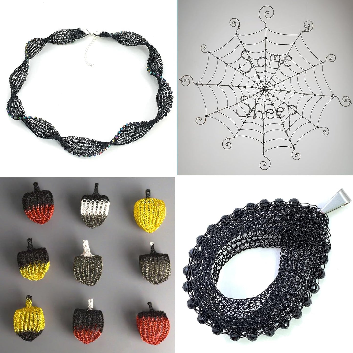 492FT Jewelry Wire 32 Gauge Tarnish-Resistant Copper Beading Wires Roll Bulk for DIY Crafts Jewelry Making, Black Wire