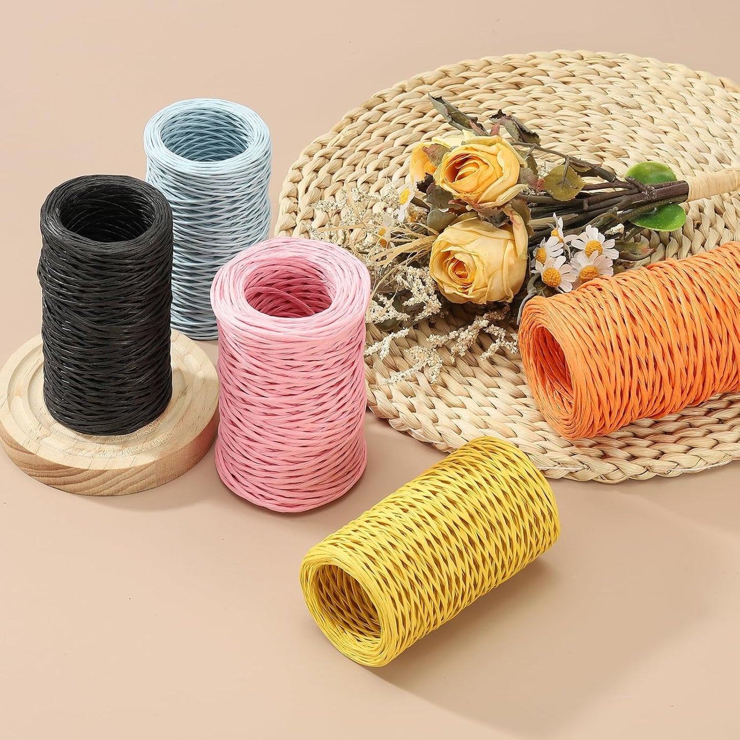 uxcell 164 Feet Floral Wire, 1mm Vine Bind Wire for DIY Crafts Flower Bouquet Christmas Wreaths White