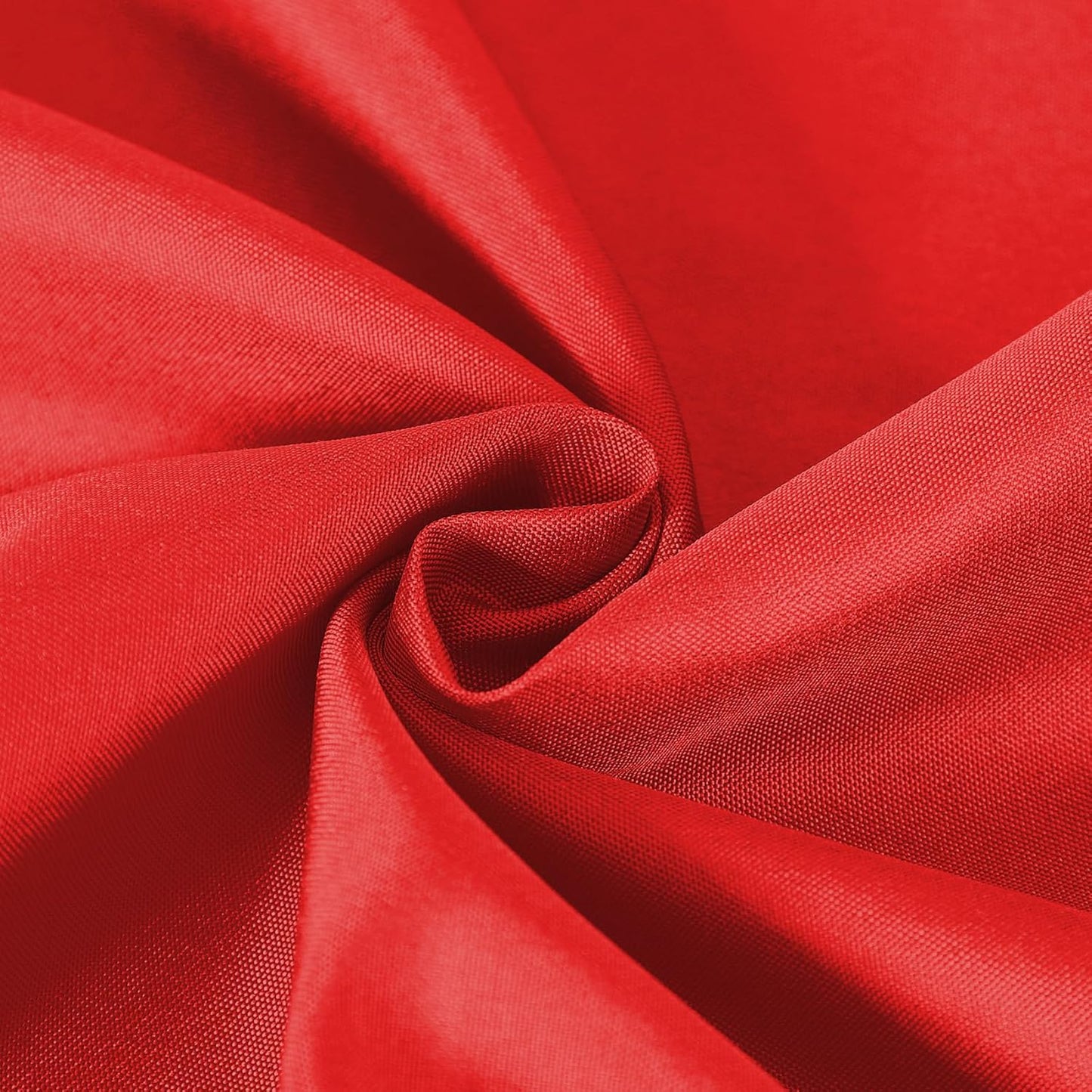 60 inch Round Tablecloth Washable Polyester Table Cloth Decorative Table Cover for Wedding Party Dining Banquet（60 inch,Red）