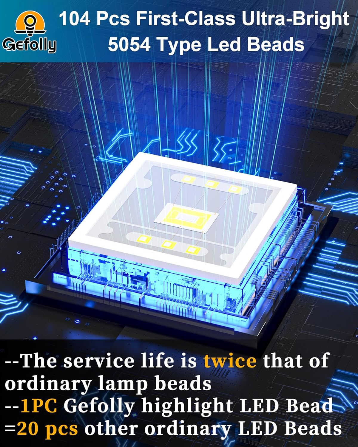 Gefolly SL-9500W Solar Street Light Outdoor 600000LM Commercial Parking Lot Lights Dusk to Dawn 6500K Flood Security Light IP67 Lamp with Motion Sensor for Basketball Court, Yard, Road