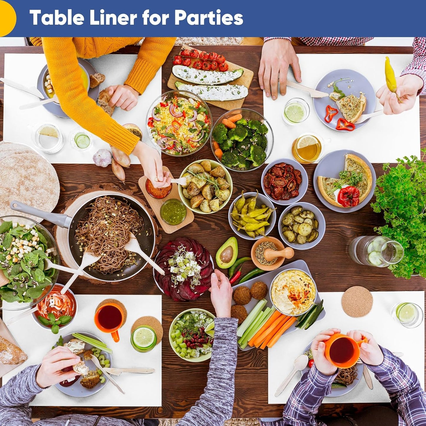 Vanhench White Wrapping Paper 17.5"x1200"(100'), White Easel Painting Drawing Paper Roll Kids Art Supplies, Chart Poster Bulletin Board, Floor Covering Arts Crafts Gift Wrap 80GSM 55LB