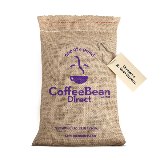 Coffee Bean Direct Unroasted Six Bean Espresso, 5 Pound (Pack of 1)