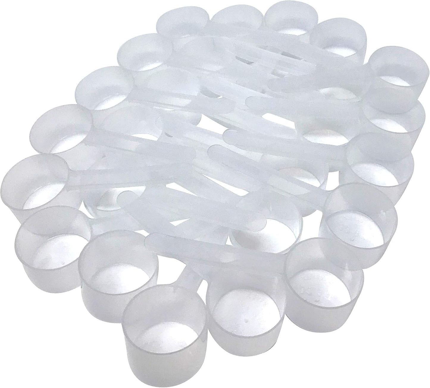 3 Tablespoon (1.5 Oz. | 43 mL) Long Handle Scoop for Measuring Coffee, Pet Food, Grains, Protein, Spices and Other Dry Goods (Pack of 25)