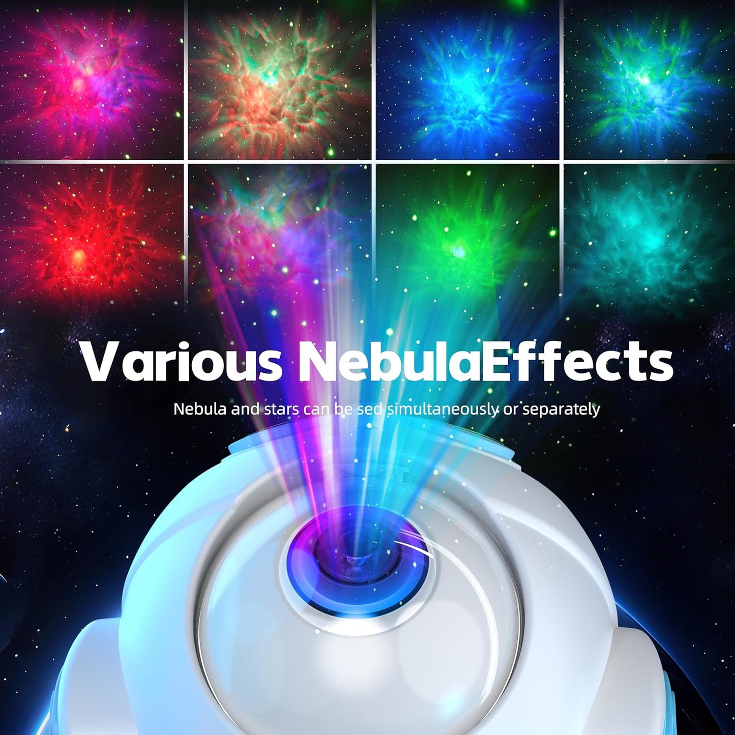 Galaxy Night Light - Astronaut Space Projector, Star Projector,Starry Nebula Ceiling LED Lamp with Timer and Remote, Kids Room Decor Aesthetic, for Birthdays,Christmas