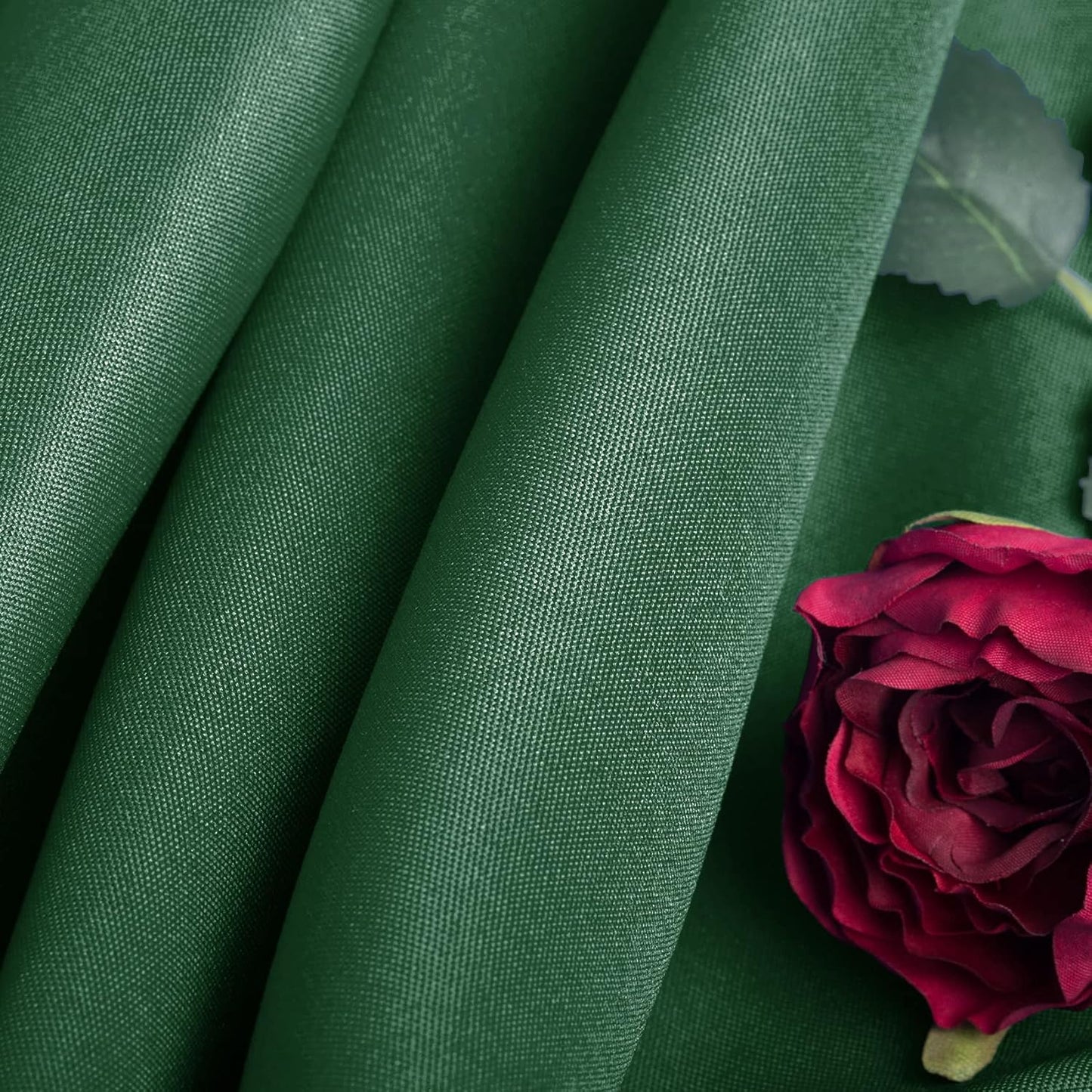 Ascoza 2pack 60x120 Inch Hunter Rectangular Tablecloth 6 Feet Table Cloth in Polyester Fabric for Wedding/Banquet/Restaurant/Parties