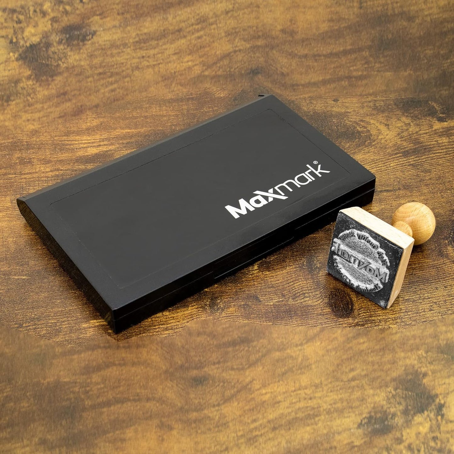 MaxMark Large Purple Stamp Pad - 4-1/4" by 7-1/4" - Premium Quality Felt Pad