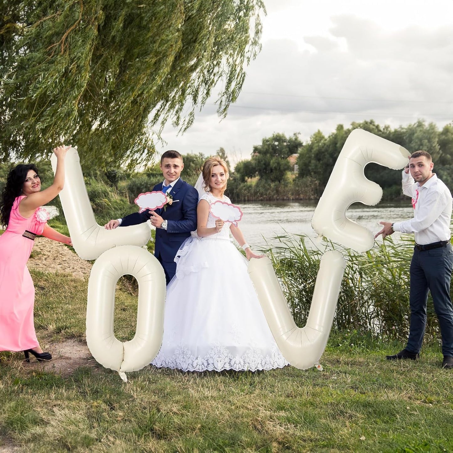 Cream Y Letter Balloons, 40 Inch Alphabet Foil Name Beige Balloon, Large Self Inflating Balloon Letters Y, White Sand Mylar Helium Custom Letter Balloon for Girls Birthday Party Baby Shower Decoration
