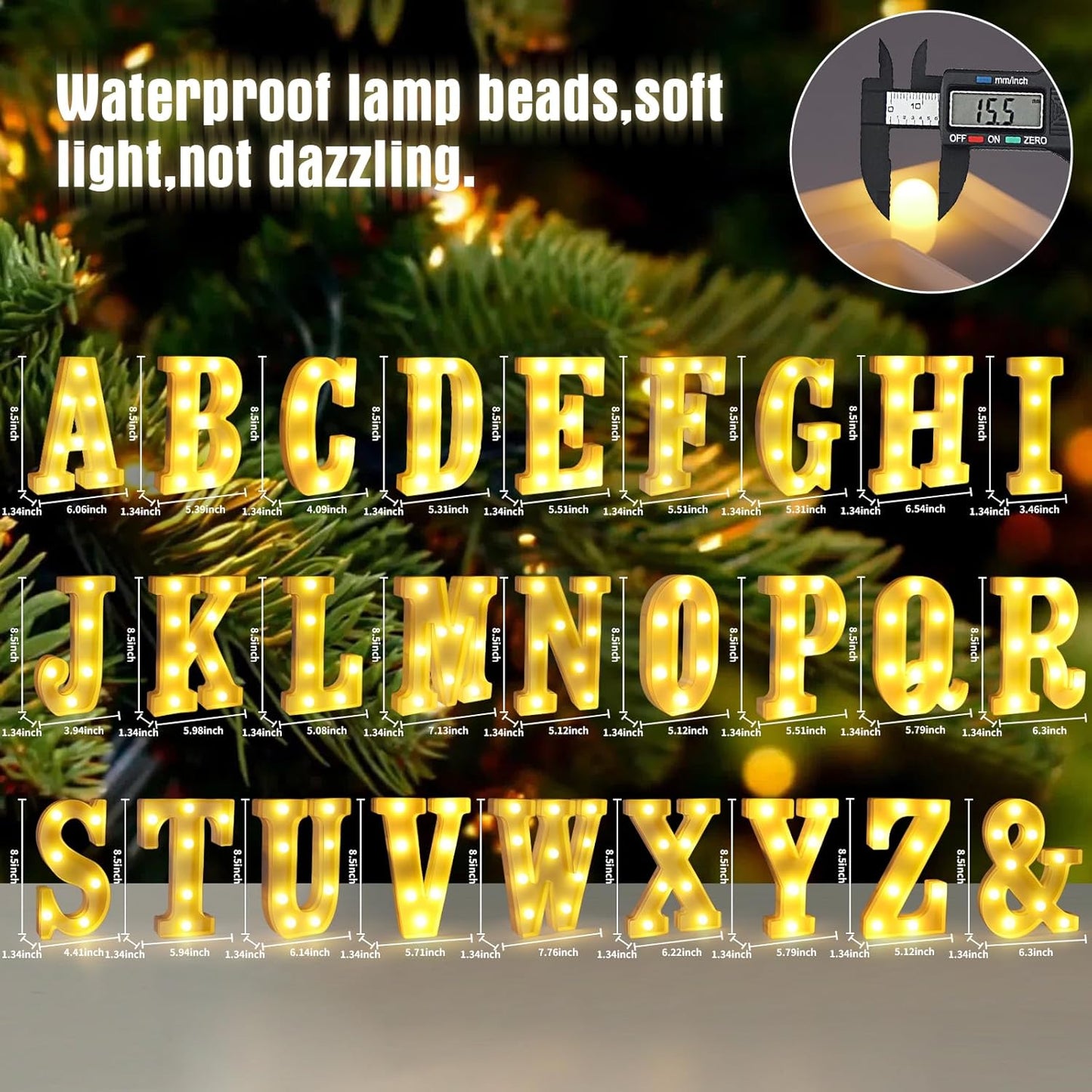 Light Up Letters C,LED Sign Marquee Letters 26 Alphabet for Party Birthday Name,Wedding,Christmas Decorations,Personalized Name Sign Letter for Centerpieces Table and Wall Décor