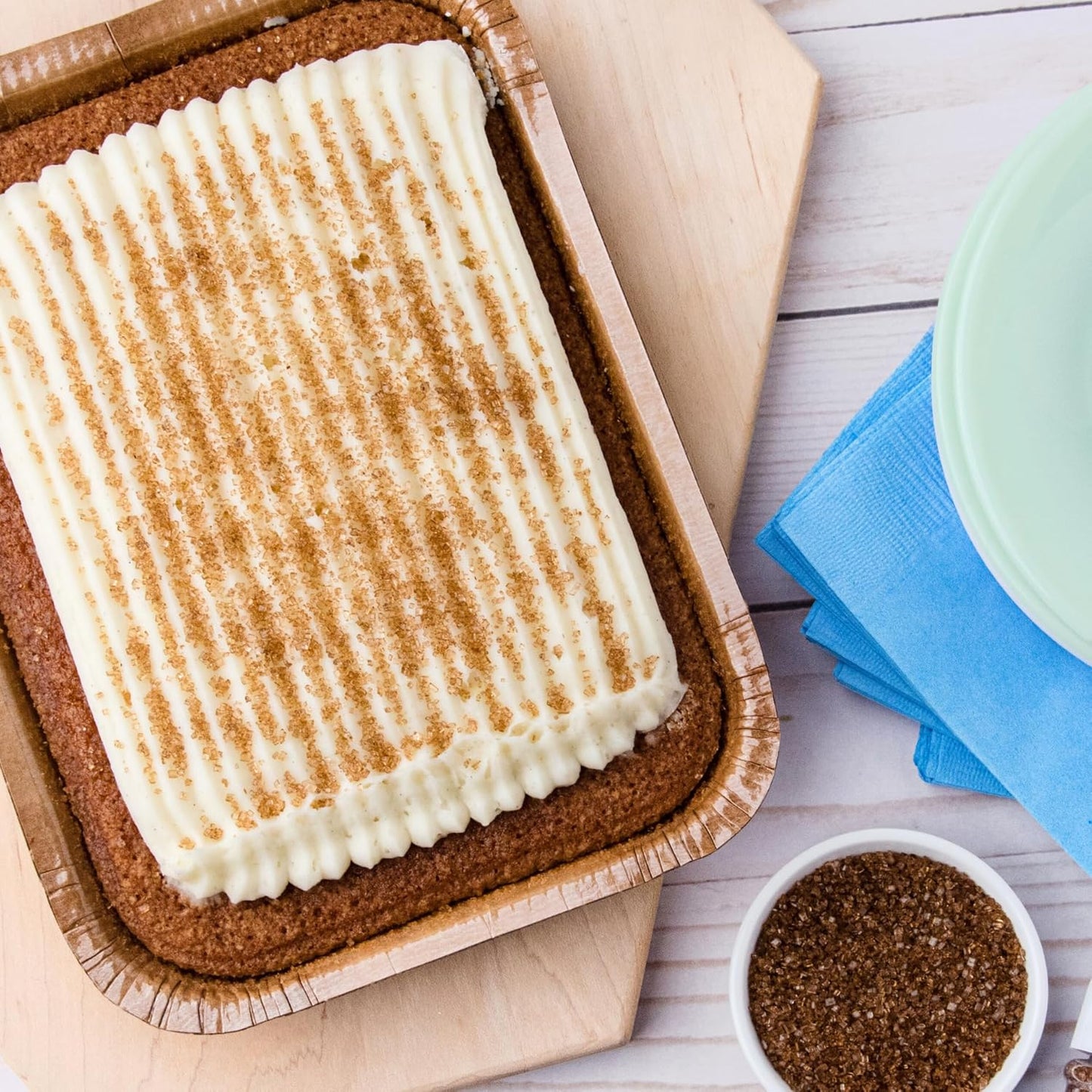 Sweets Indeed Cinnamon Brown Sugar Topping – 5.11 oz Jar | Holiday Baking & Drink Garnish | Edible Sugar for Cookies, Cupcakes, Cocoa, Coffee, Cocktails & Desserts