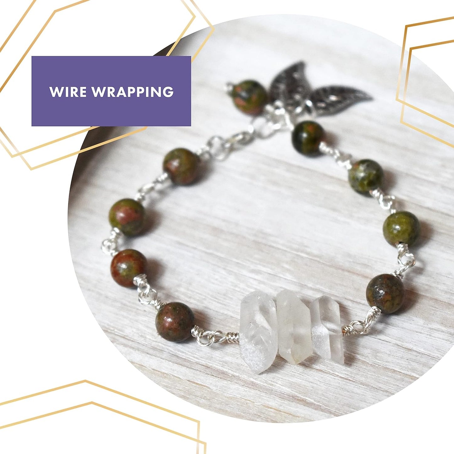 Artistic Wire, 20 Gauge / .81 mm Silver Plated Tarnish Resistant Colored Copper Craft Wire, Round Twist, Silver Plated Rose Gold Color, 3 yd / 2.7 m