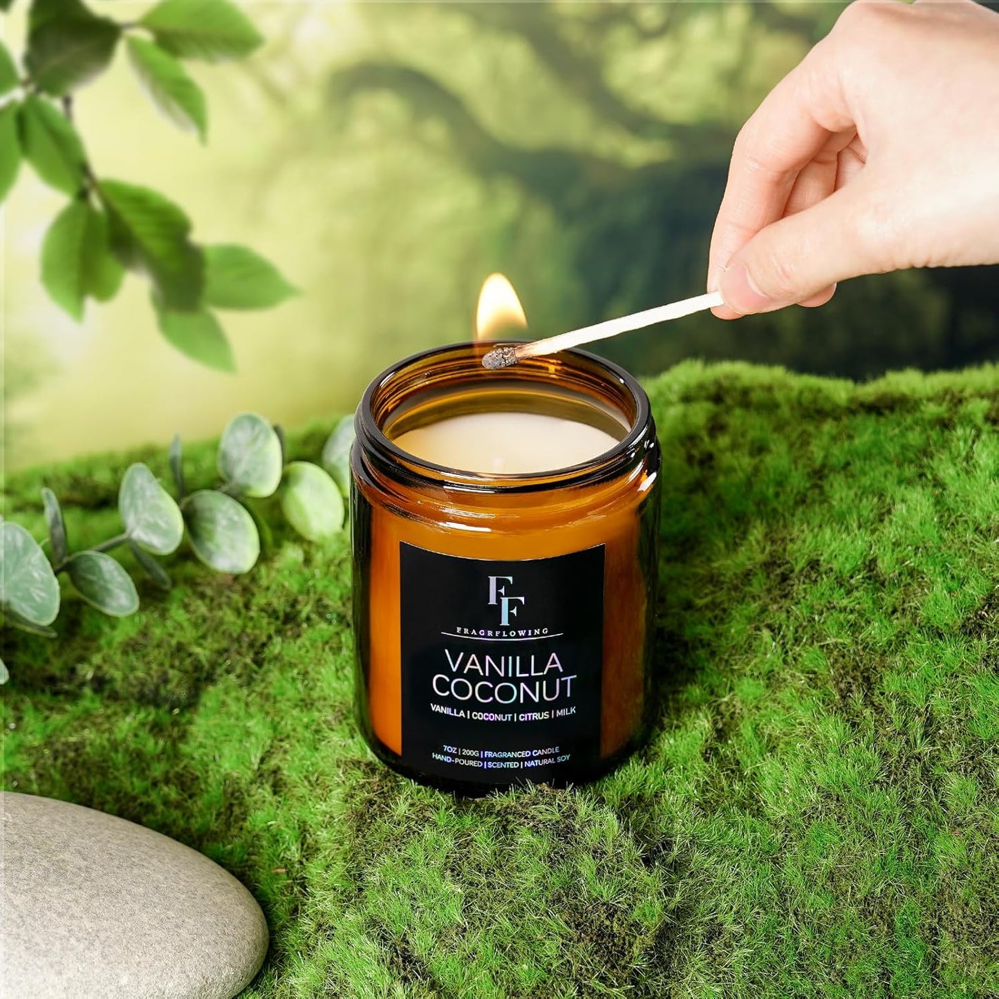 Scented Candles Set, Candles for Home Scented Soy Wax Candles, 4 Pack 28 Oz Aromatherapy Candles Gift Set for Women Men (Sage/Vanilla/Mint/Sandalwood)