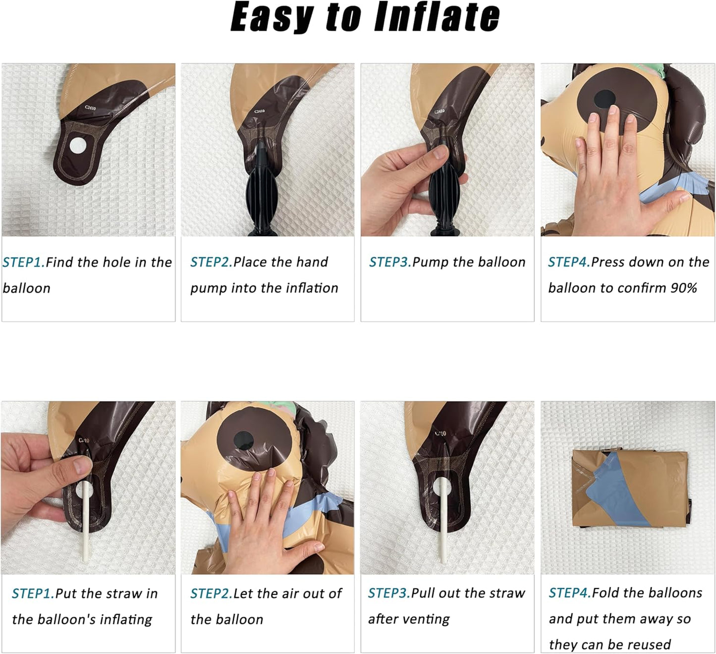 4PCS Animal Dog Birthday Balloons Cute Pet Puppy Mylar Foil Party Balloons Decoration For Kids Gift Dog Themed Birthday Baby Shower Pet Party Decorations