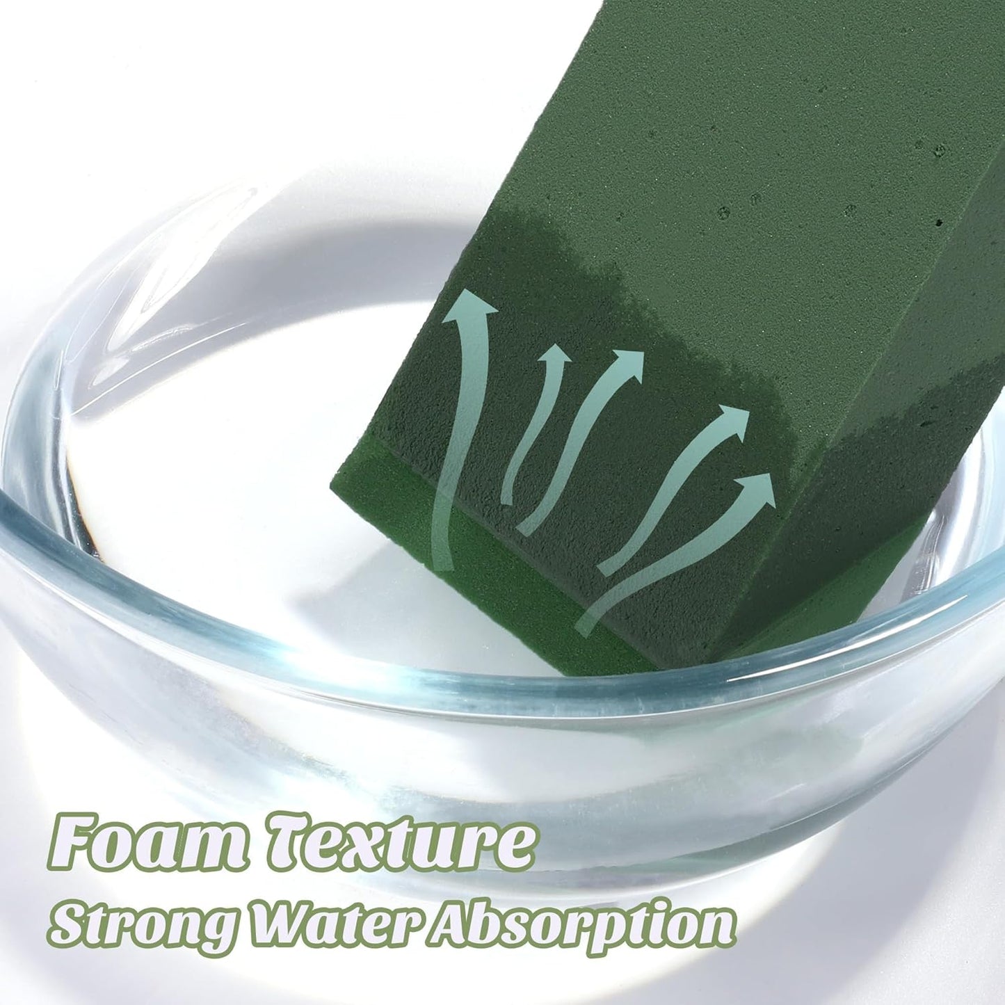 48 Packs Floral Foam Blocks Wet & Dry Floral Foam Bricks 5.5x3.1x1.8 Inch Flower Arranging Kit for Fresh and Artificial Flowers Florist Foam Blocks for Wedding Home Decor