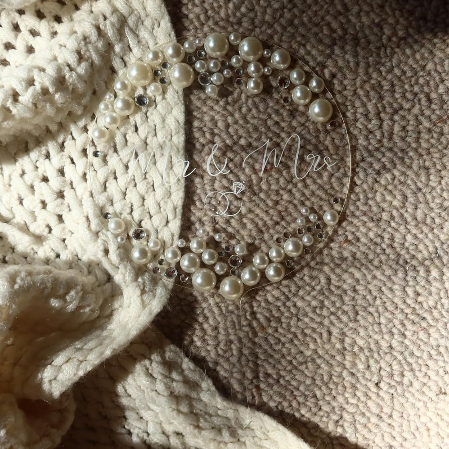 Mr and Mrs Cake Topper, Bride and Groom Sign Wedding, Engagement Cake Toppers Decorations