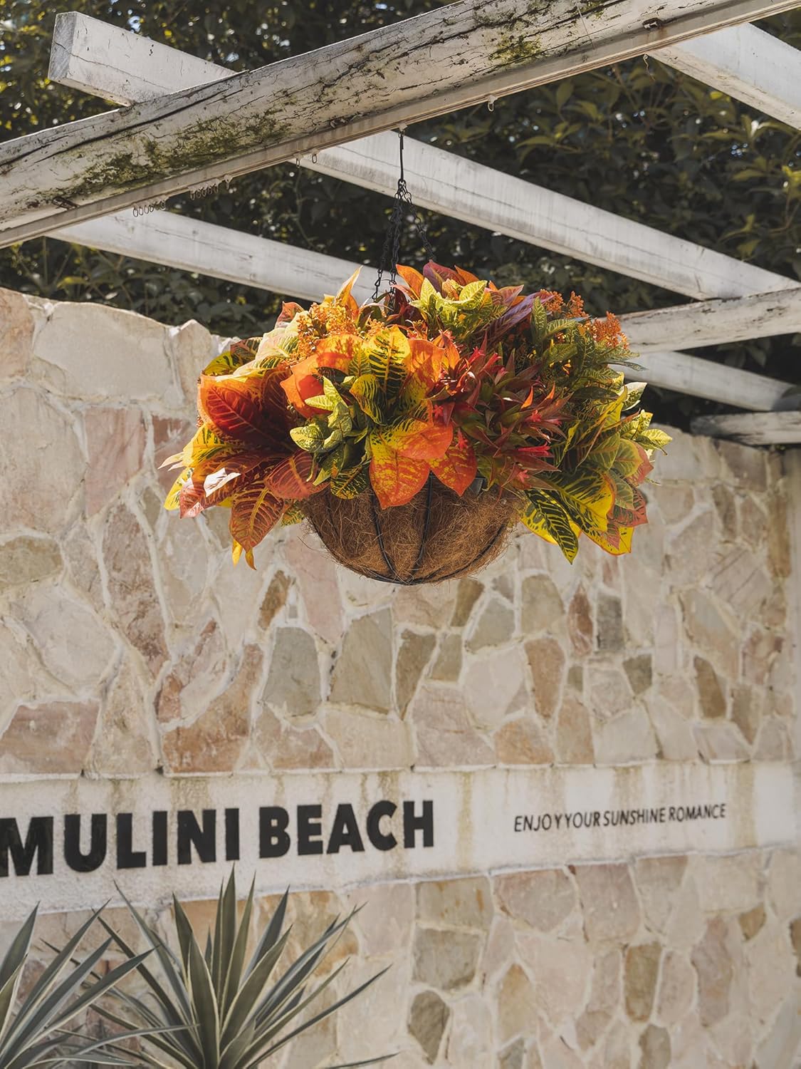 PARTY JOY 12 Bunches Artificial Fall Flowers, Fake Plants Outdoor, Fake Bushes UV Resistant Artificial Flowers Greenery Shrubs Faux Greenery for Outdoor Garden Patio Front Porch Yard Decor