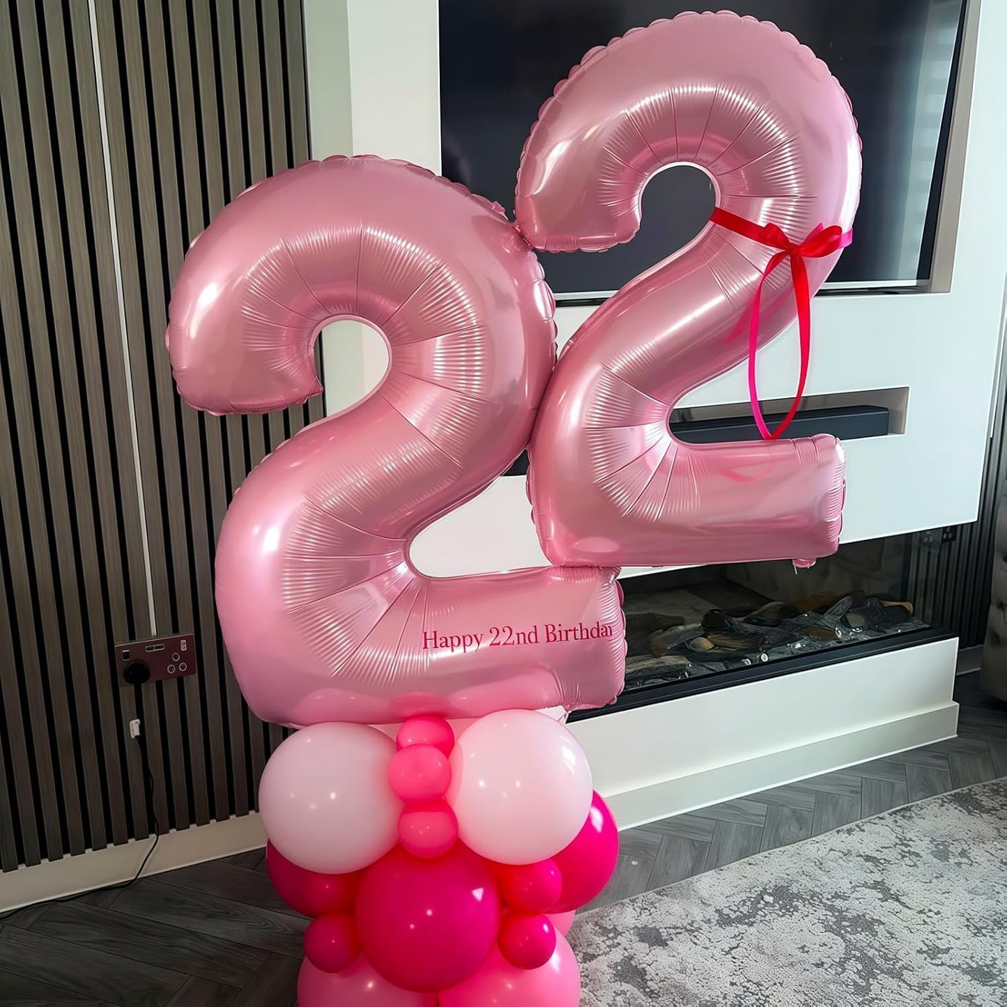 Pastel Pink 9 Balloon, Light Pink 9 Balloons Number,40 Inch Helium Foil Mylar Number 9 Balloon for Birthday Party
