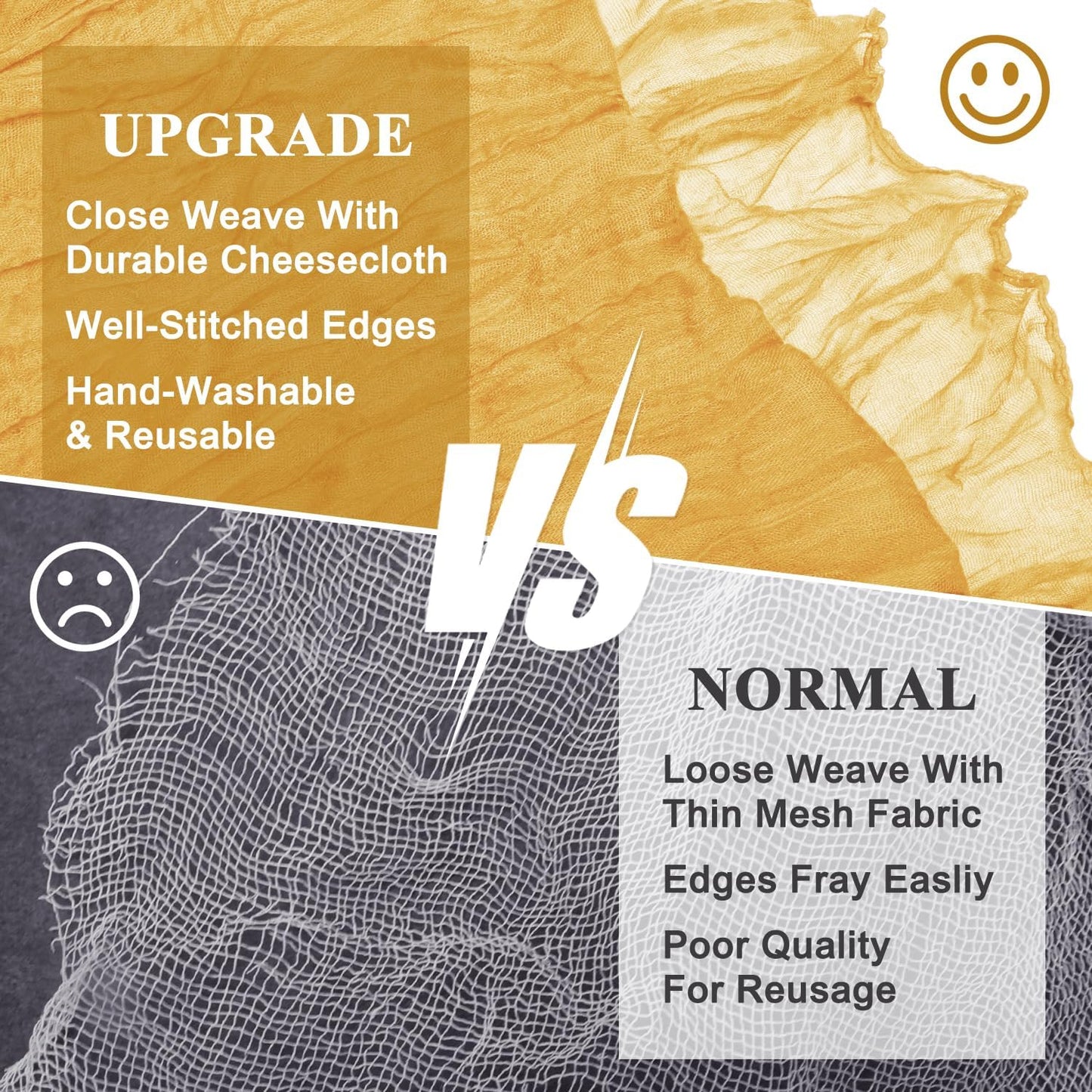 Asee'm 3pcs Cheesecloth Table Runner 120 Inches Long Gold Boho Gauze Cheese Cloth Runner 10FT Rustic Sheer Table Runners for Christmas Wedding Party Baby Shower Spring Easter Decoration