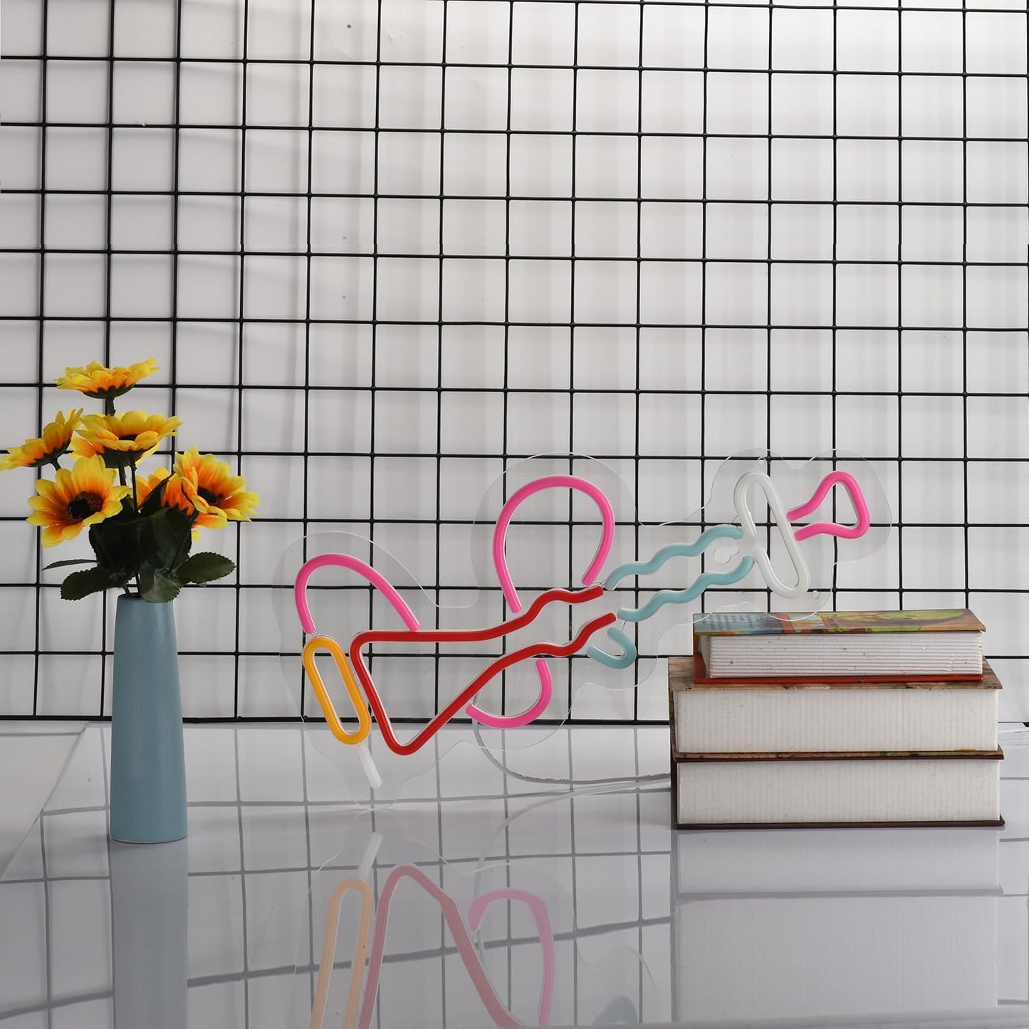 Hookah Neon Sign for Wall Décor with Dimmable Switch LED Neon Signs Light