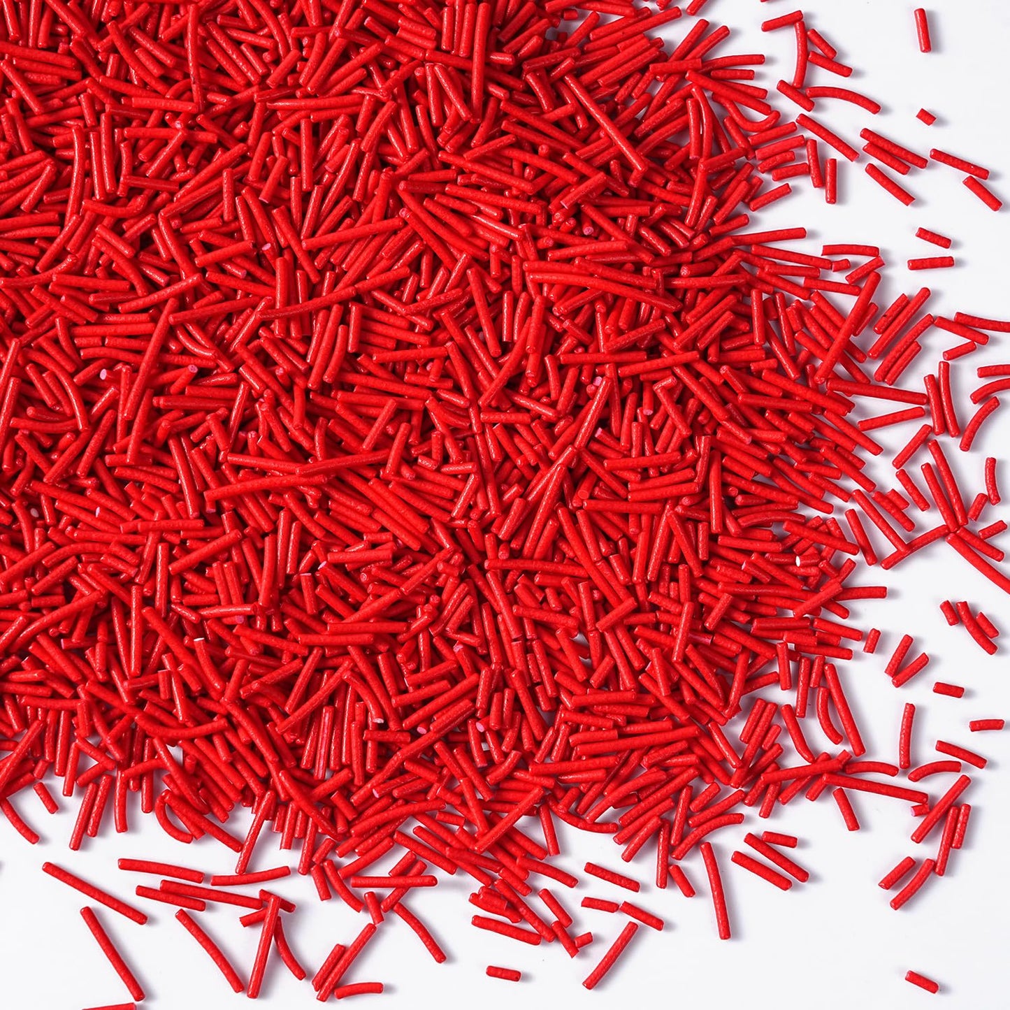 Edible Red Jimmies Sprinkles, Red Sprinkles, 4.23oz Jimmies for Baking, Baby Showers, Weddings, Valentine's, Graduation, Fourth of July, Memorial Day(120g)