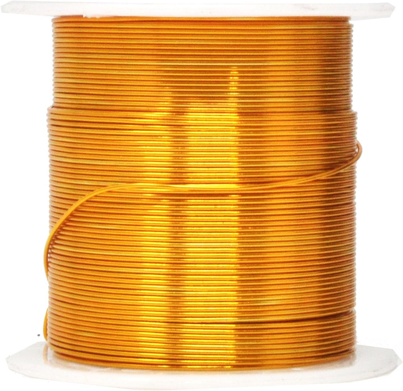 Mandala Crafts 22 Gauge Anodized Aluminum Craft Wire for Jewelry Making - 450 FT Colored Flexible Silver Copper Purple Gold Brown Red Wire - Bendable for Bonsai Armature Crafting Sculpting