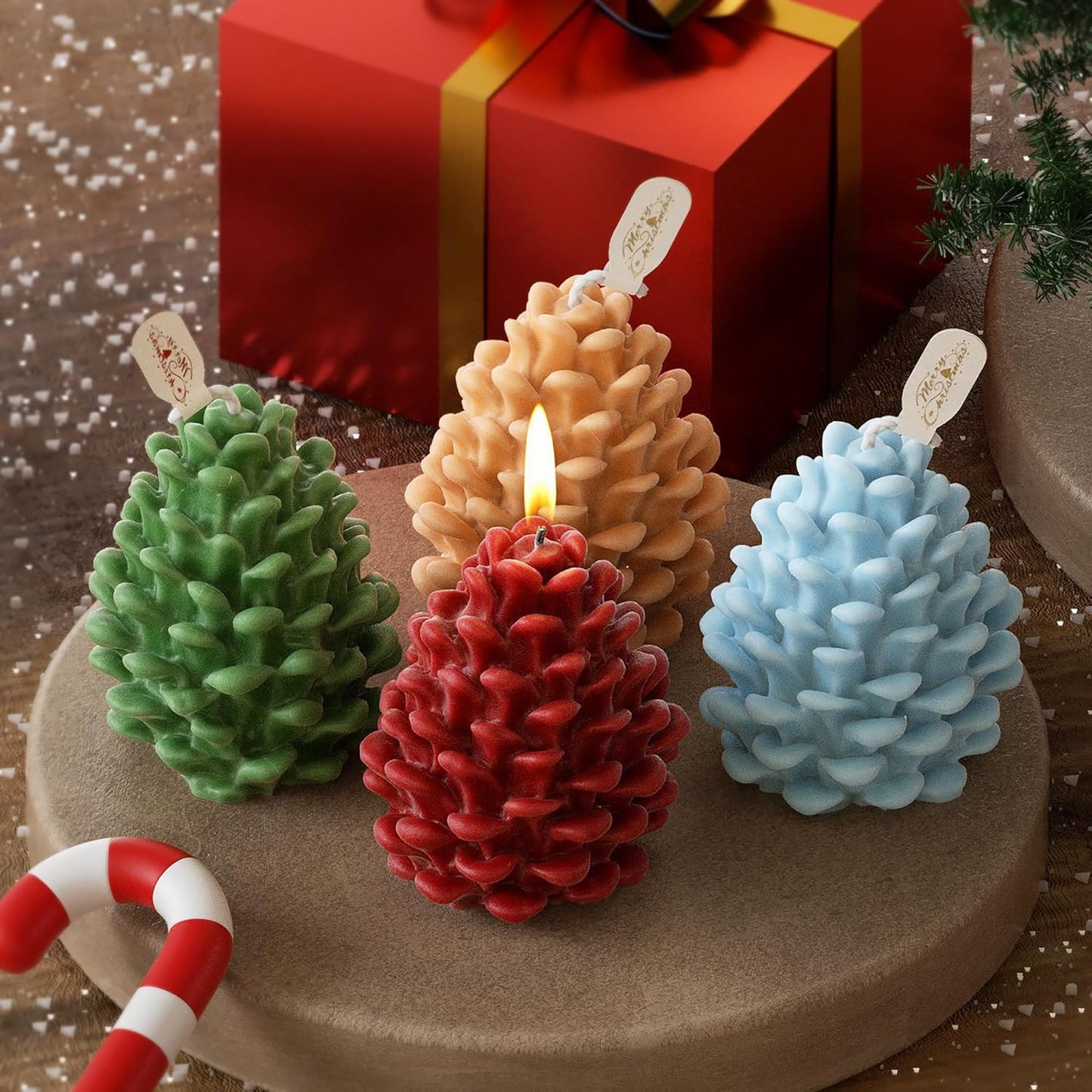 Silicone Pinecone Mold - Silicone Resin Casting Molds for Candle & Resin & Soap Craft Supplies