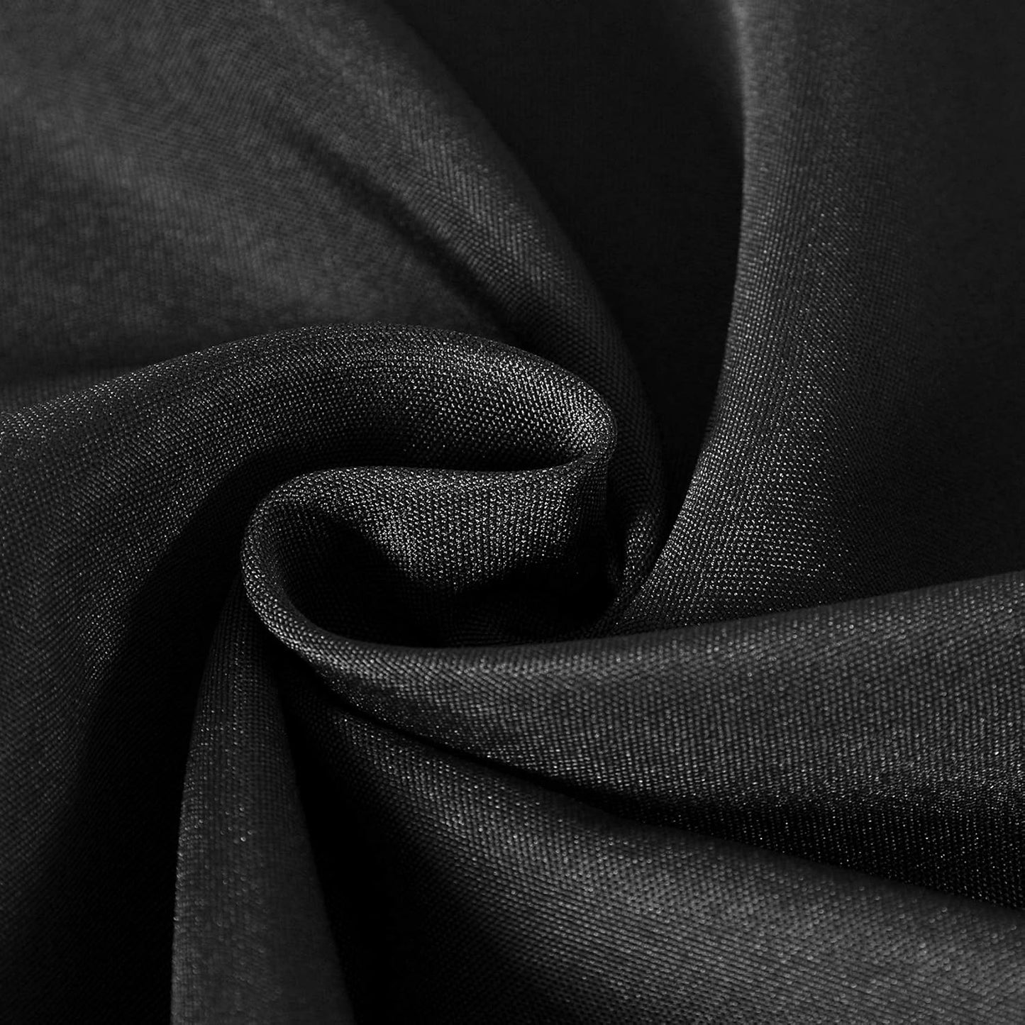 Cupuamon Square Tablecloth 52x52 inch Washable Polyester Fabric Table Cloth for Wedding Party Dining Banquet Decoration（52x52,Black）