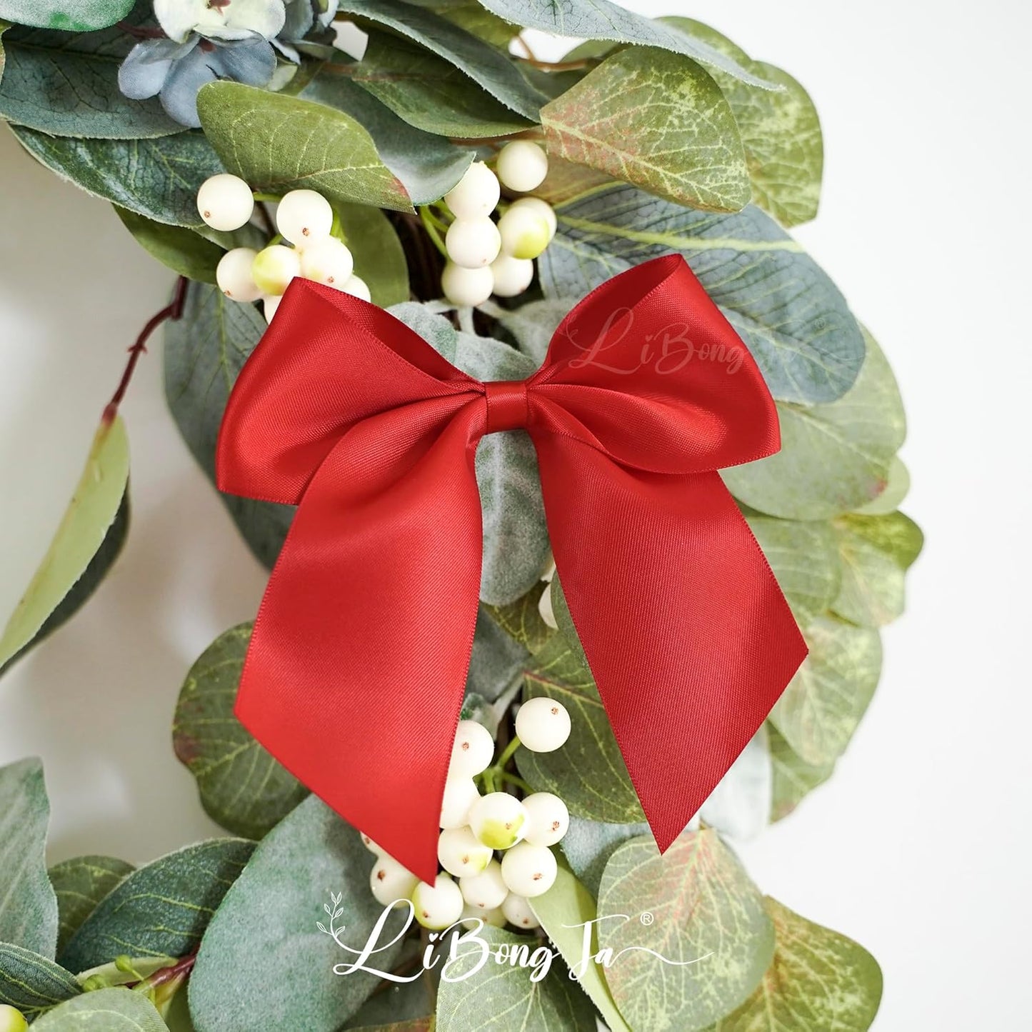 5'' Red Bow Party Decorations Satin Bows, Twist Tie Bows for Treat Bags, Cake Pops, Pre-Tied Bow Premade Ribbon Bows for Crafts, Holiday Bows for Gift Wrapping, Wedding Decor-24 Counts