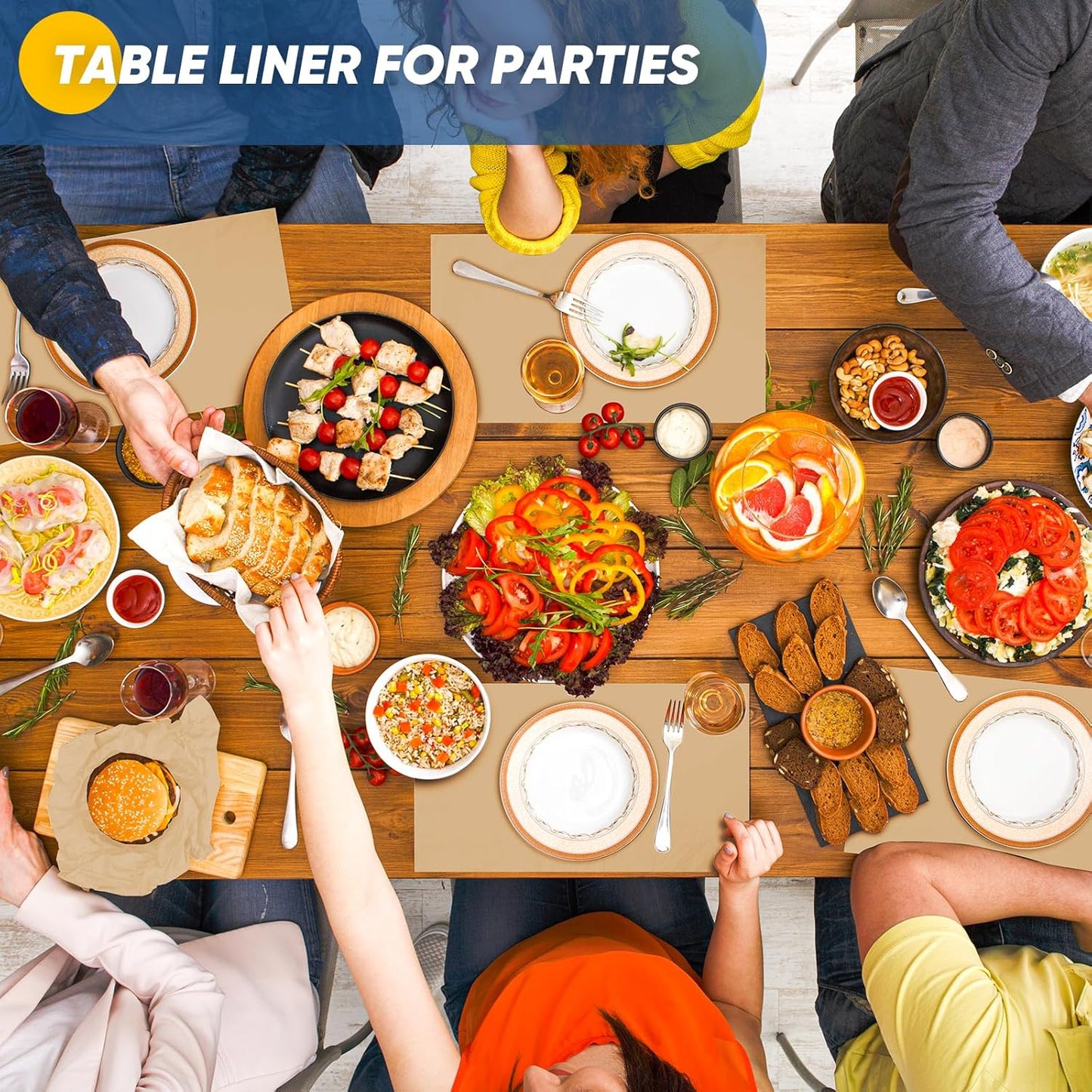 Wrapping Paper, 17.8" x 1200" Brown Kraft Paper Roll Bulletin Board Easel Poster Decorative Kraft Paper, Fathers Day Bouquet Flower Gift Wrap, Table Floor Covering Packing Shipping Moving Supplies