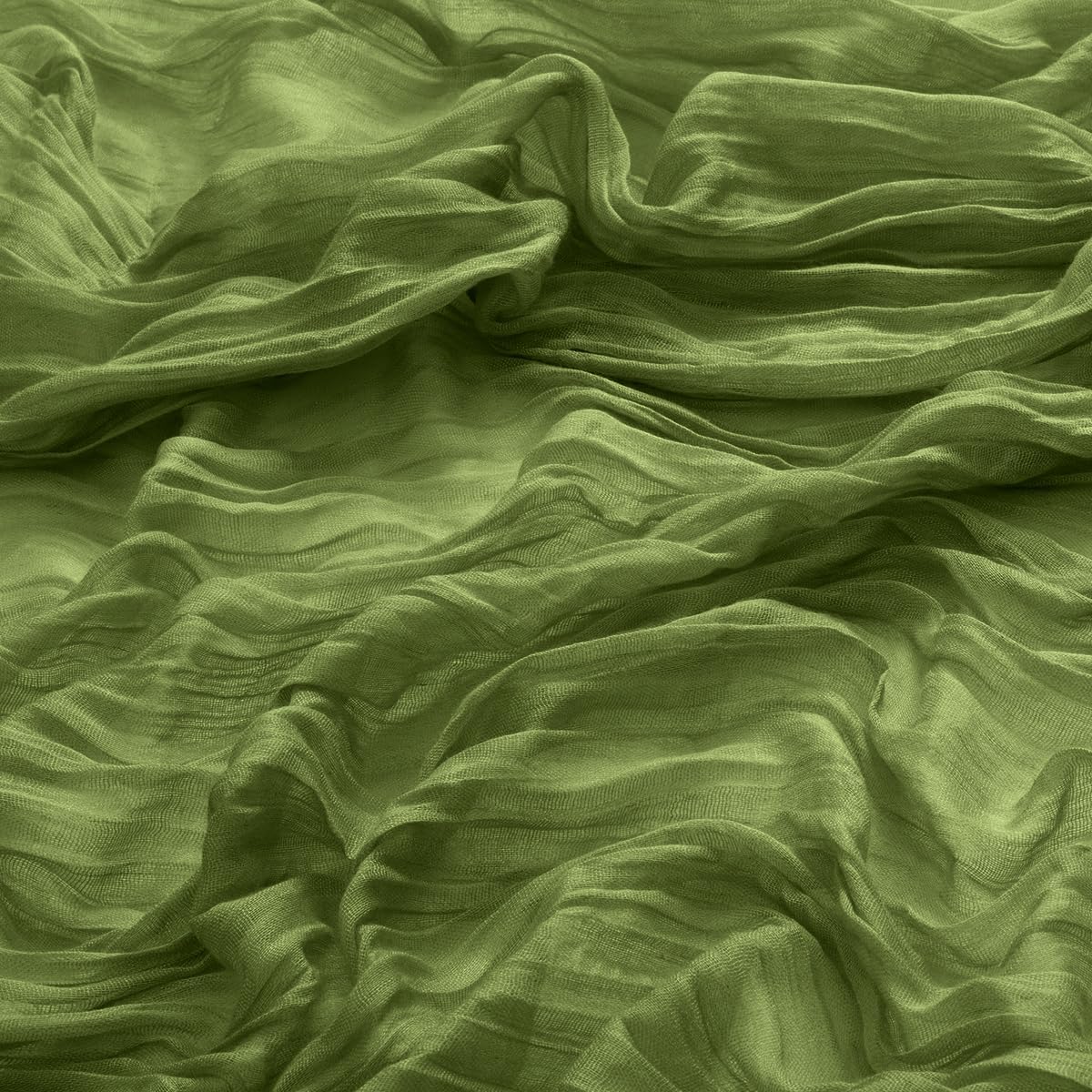 MLMW 3 Pack Fall Cheesecloth Table Runner Forest Green Boho Cheese Cloth Gauze 160 inch Rustic Sheer Table Runner 13.3ft for Wedding Party Baby Bridal Shower Birthday