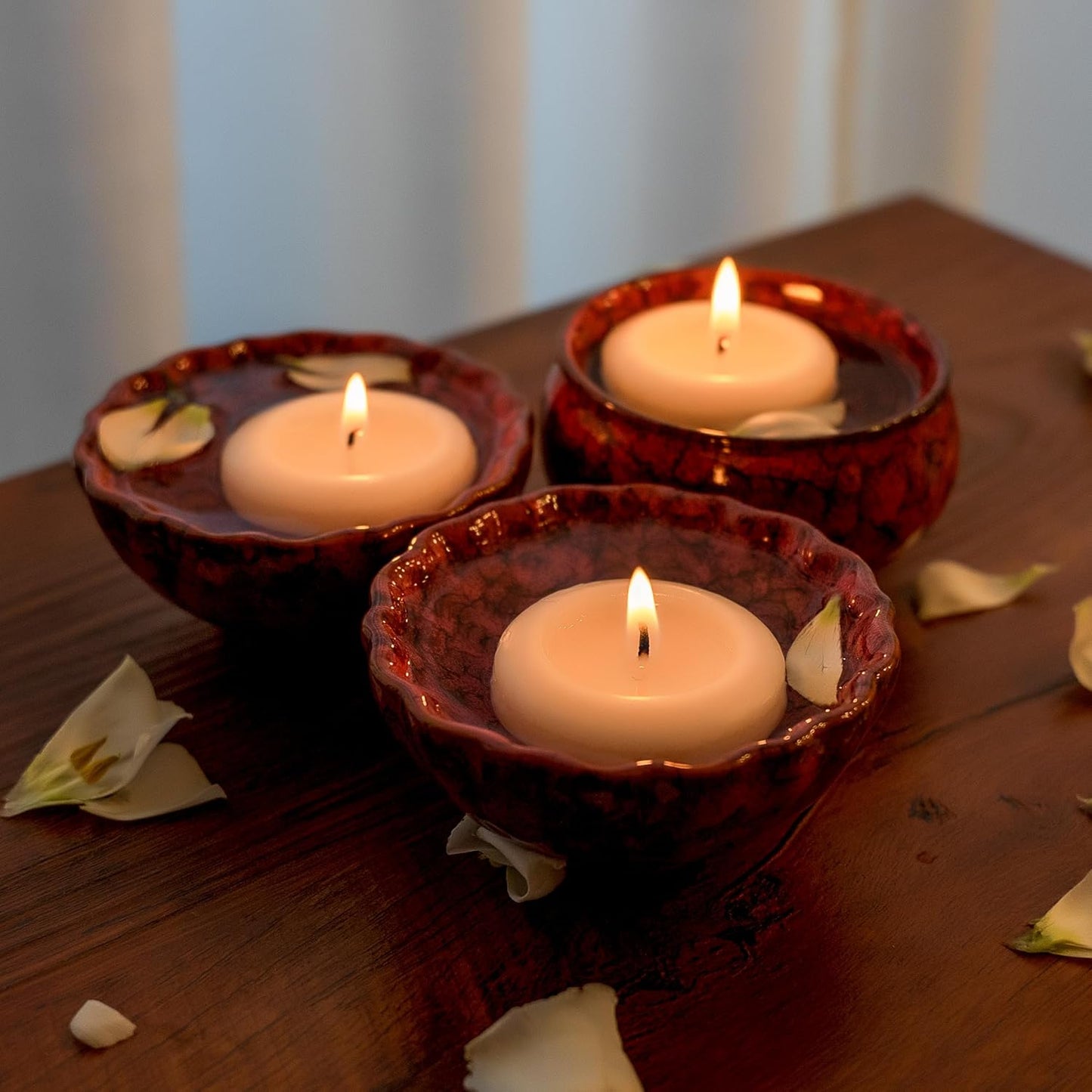 Aignis 36pcs Floating Discs Wax Candles, Burning Time 4+ Hours, 2 Inch Unscented Dripless, White Set for Wedding/Birthday/Celebration/Party/Holiday/Home Décor