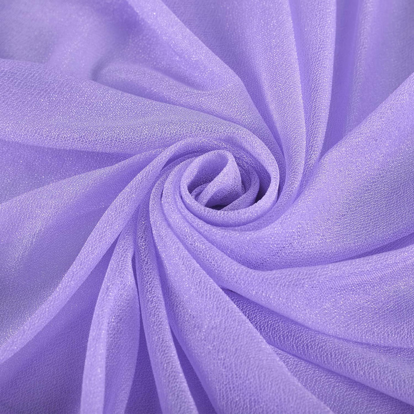 Wedding Arch Draping Fabric Lavender Purple Sheer Wedding Arch Drapes for Ceremony Bridal Party 19Ft Length x 28" Width 1Panel