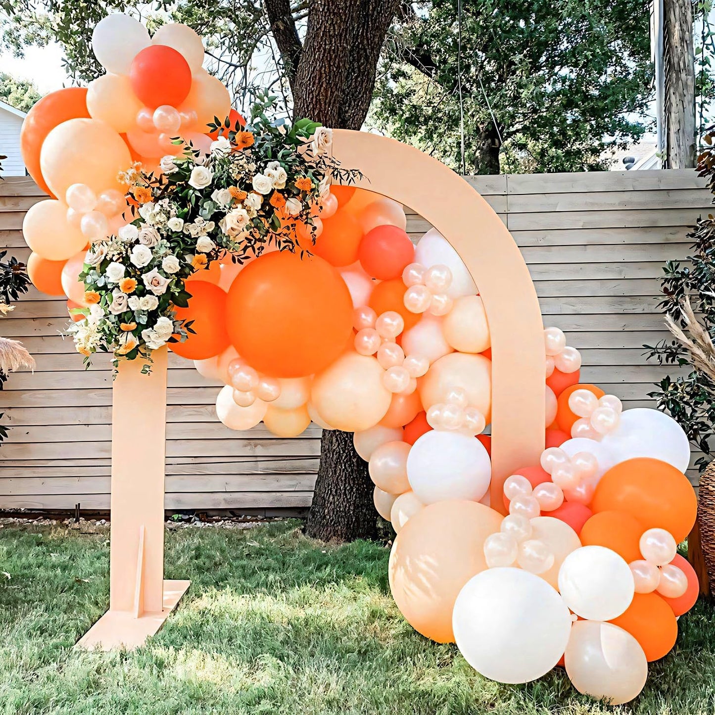 110pcs Orange Balloons 12 Inch Latex Balloon Arch Kit for Birthday Baby Shower Anniversary Graduation Wedding Party Decorations